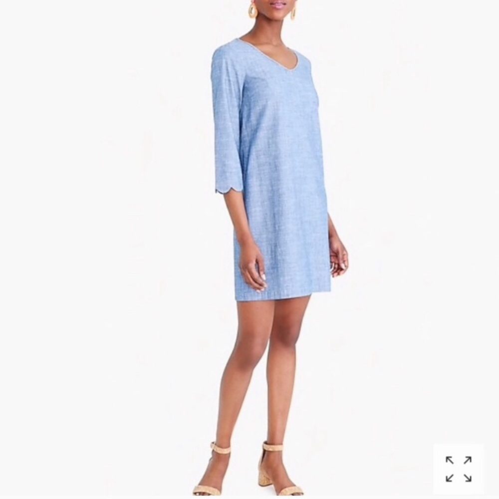 Denim straight J Crew dress